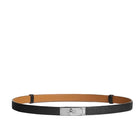 SIGNATURE BELT BLACK SILVER