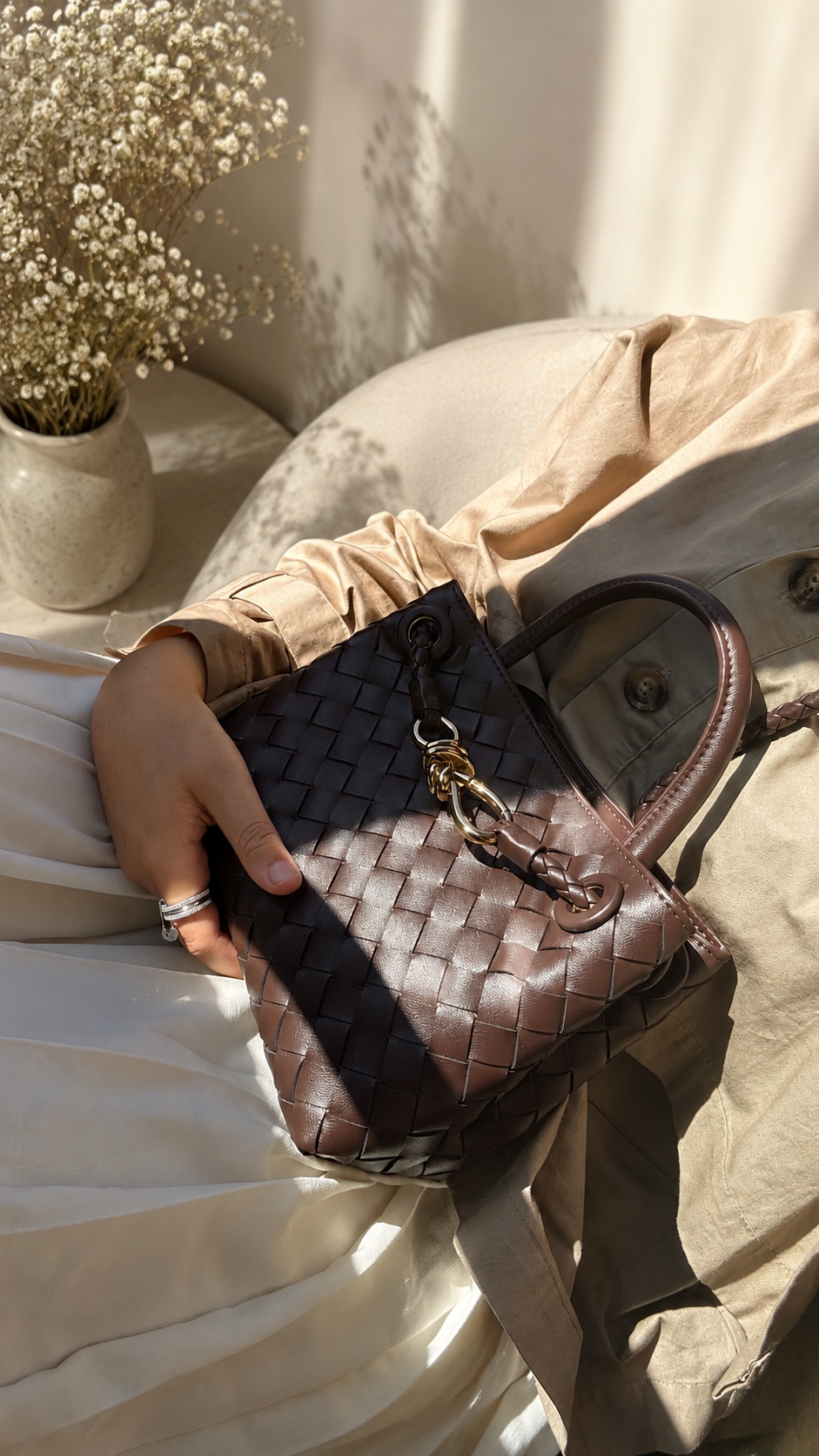 SMALL ANDIAMO BROWN BAG (PRE-ORDER)