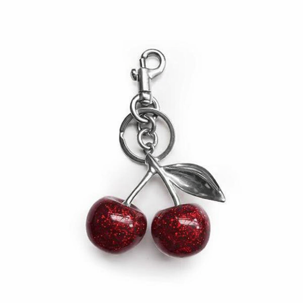 CHERRY CHAIN SILVER BAG