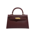 SIGNATURE BORDEAUX GOLD BAG