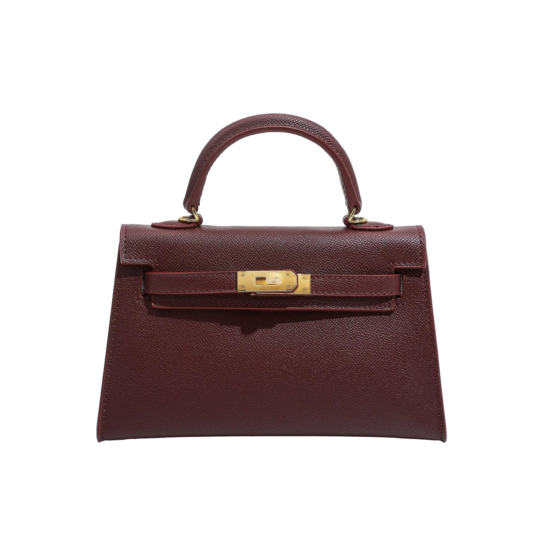 SIGNATURE BORDEAUX GOLD BAG