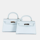 Soft Blue Signature Bag