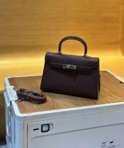 Dark brown signature bag
